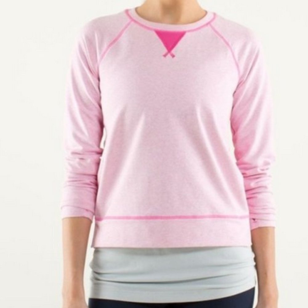 Lululemon Voyage Crew Neck Sweatshirt pull over 8